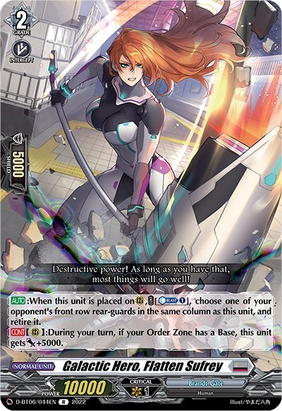 Galactic Hero, Flatten Sufrey [D Format] D-BT06/044EN