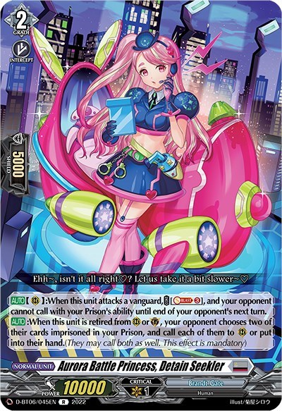 Aurora Battle Princess, Detain Seekler [D Format] D-BT06/045EN