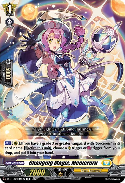 Changing Magic, Memeruru [D Format] D-BT06/049EN
