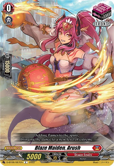 Blaze Maiden, Arush [D Format] D-BT06/067EN