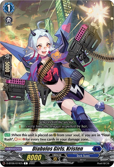 Diabolos Girls, Kristen [D Format] D-BT06/074EN