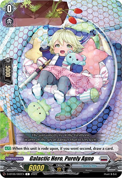 Galactic Hero, Purely Agno [D Format] D-BT06/082EN