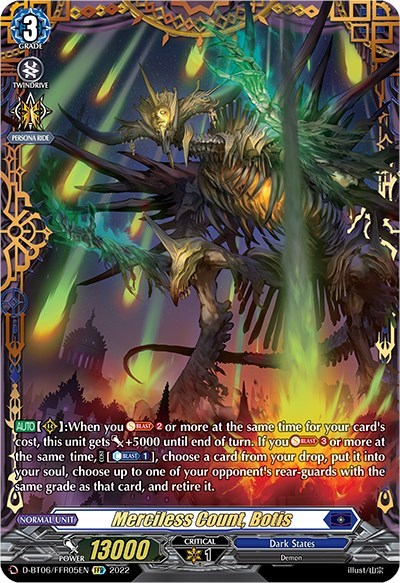 Merciless Count, Botis [D Format] D-BT06/FFR05EN