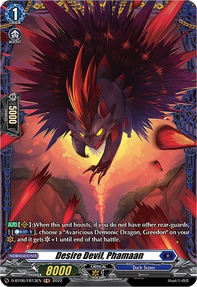 Desire Devil, Phamaan [D Format] D-BT06/FR13EN