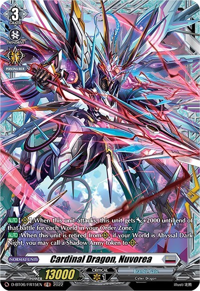 Cardinal Dragon, Nuvorea [D Format] D-BT06/FR15EN