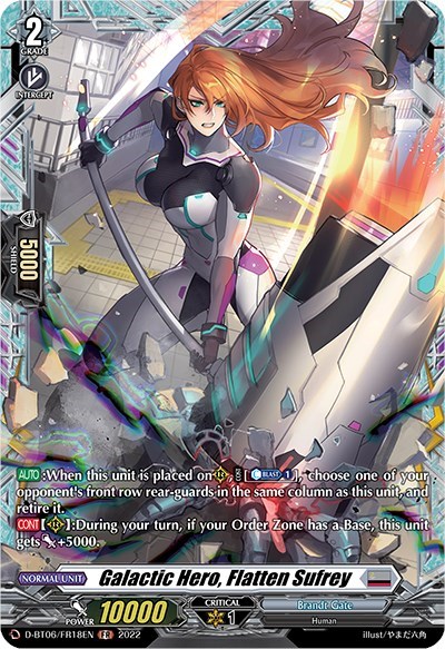 Galactic Hero, Flatten Sufrey [D Format] D-BT06/FR18EN
