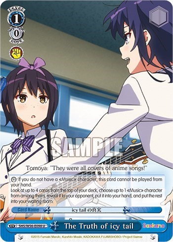 The Truth of icy tail SHS/W56-E098 U