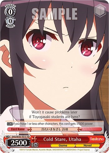 Cold Stare, Utaha SHS/W56-TE15 TD
