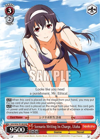 Scenario Writing In-Charge, Utaha SHS/W56-TE18R RRR