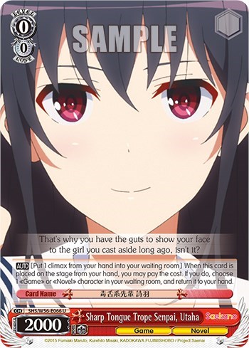 Sharp Tongue Trope Senpai, Utaha SHS/W56-E066 U