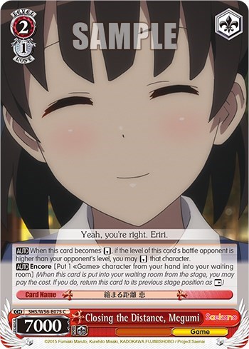 Closing the Distance, Megumi SHS/W56-E075 C