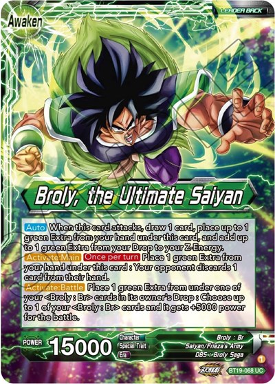 Broly // Broly, the Ultimate Saiyan BT19-068