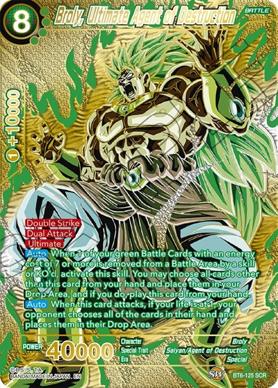 Broly, Ultimate Agent of Destruction BT6-125