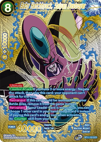 Baby Hatchhyack, Saiyan Destroyer BT11-153