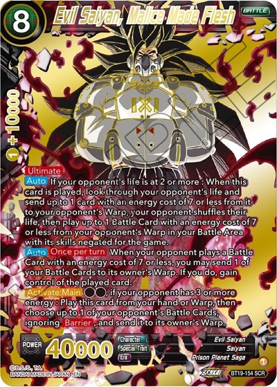 Evil Saiyan, Malice Made Flesh BT19-154