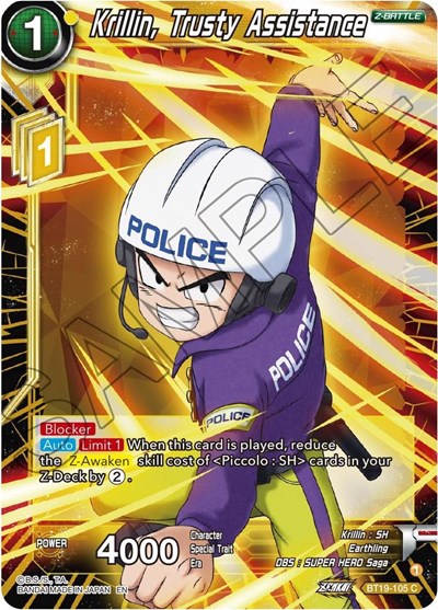 Krillin, Trusty Assistance BT19-105
