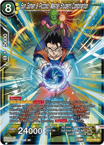 Son Gohan & Piccolo, Master-Student Combination BT19-129