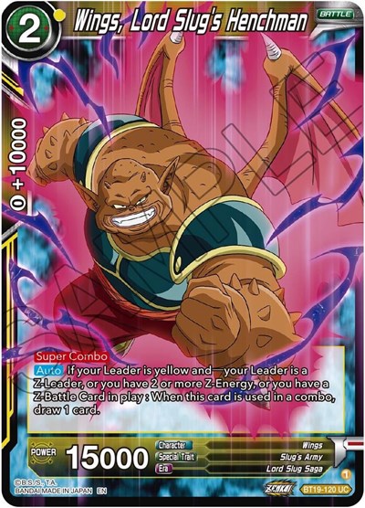 Wings, Lord Slug's Henchman BT19-120