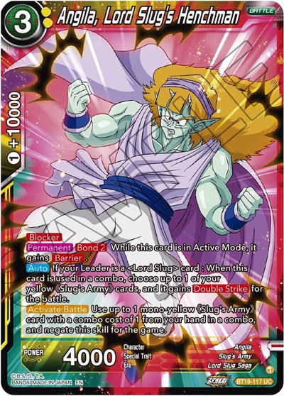 Angila, Lord Slug's Henchman BT19-117