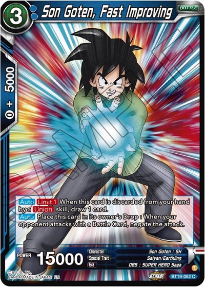 Son Goten, Fast Improving BT19-052 — Fighter's Ambition