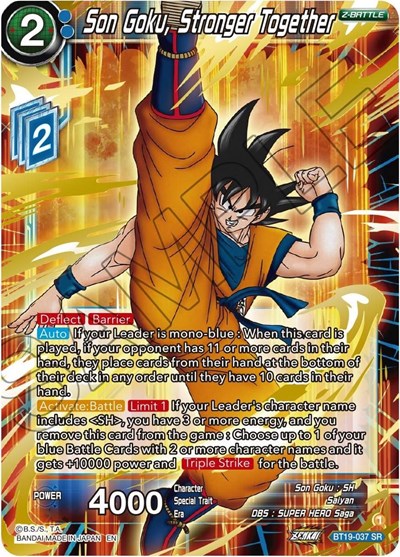 Son Goku, Stronger Together BT19-037