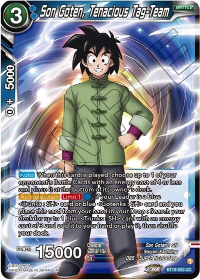 Son Goten, Tenacious Tag-Team BT19-053