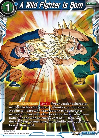 A Wild Fighter Is Born BT19-066