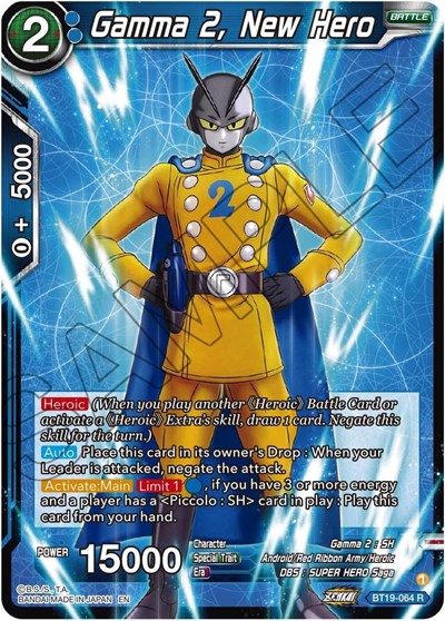 Gamma 2, New Hero BT19-064