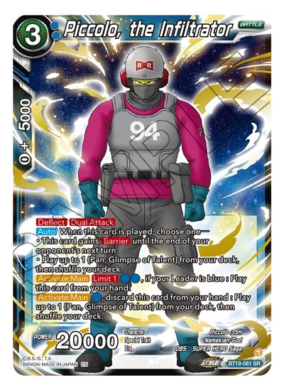Piccolo, the Infiltrator BT19-061