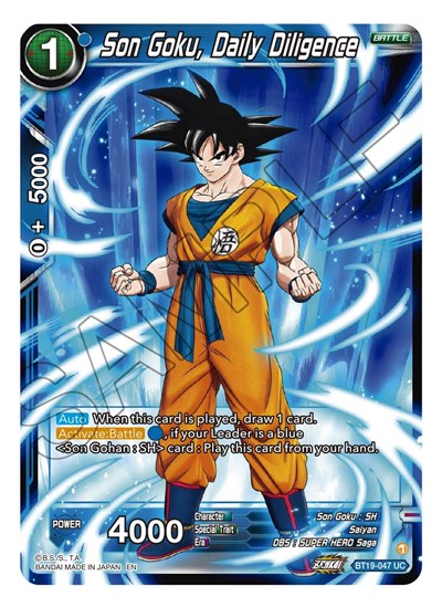 Son Goku, Daily Diligence BT19-047
