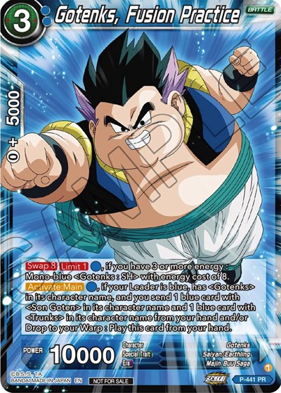 Gotenks, Fusion Practice