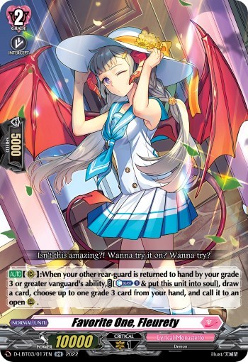 Favorite One, Fleurety [D Format] D-LBT03/017EN