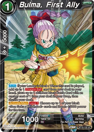 Bulma, First Ally BT19-135