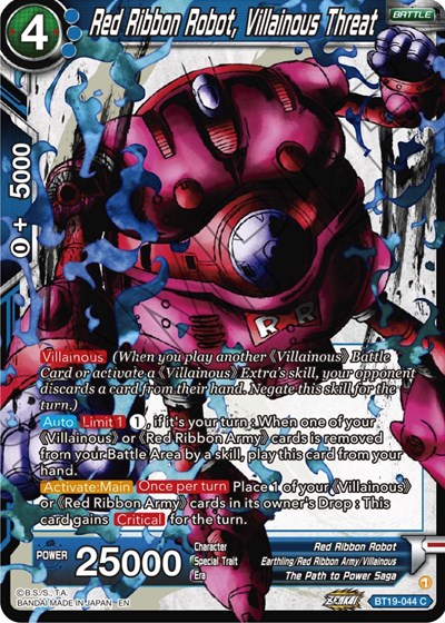 Red Ribbon Robot, Villainous Threat BT19-044