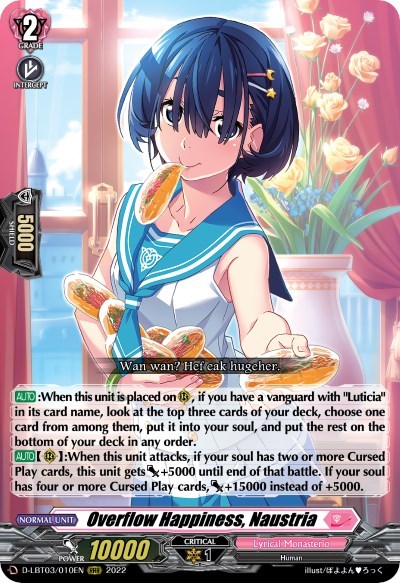 Overflow Happiness, Naustria [D Format] D-LBT03/010EN