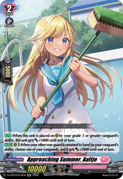 Approaching Summer, Aaltje [D Format] D-LBT03/016EN