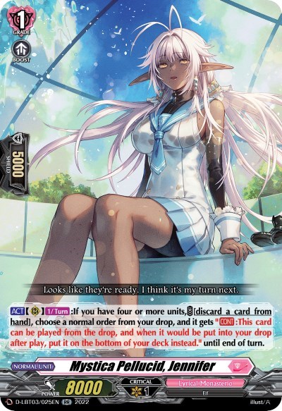 Mystica Pellucid, Jennifer [D Format] D-LBT03/025EN