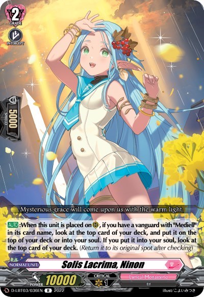 Solis Lacrima, Ninon [D Format] D-LBT03/036EN