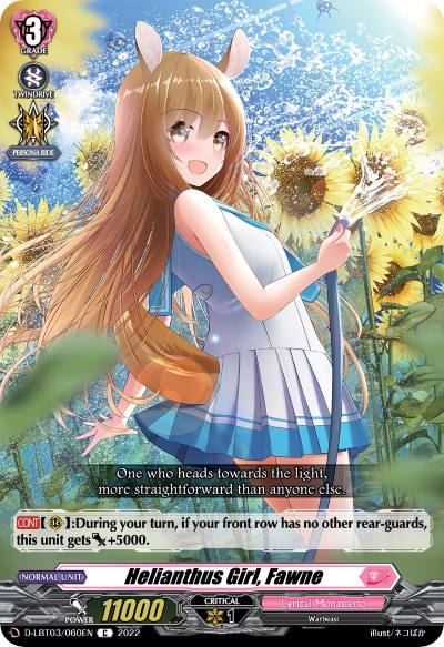 Helianthus Girl, Fawne [D Format] D-LBT03/060EN