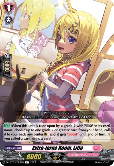 Extra-large Room, Lilfa [D Format] D-LBT03/083EN