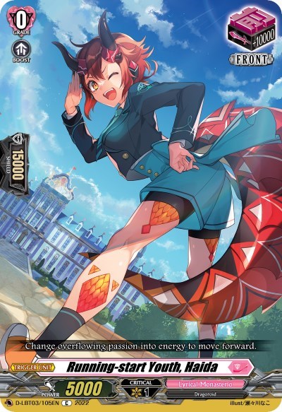 Running-start Youth, Haida [D Format] D-LBT03/105EN