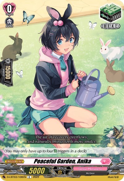 Peaceful Garden, Anika [D Format] D-LBT03/106EN