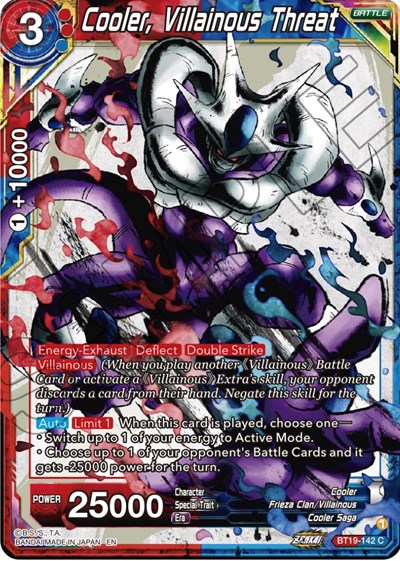 Cooler, Villainous Threat BT19-142