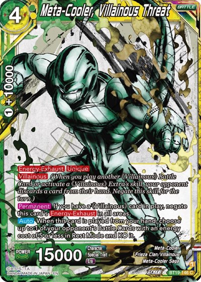 Meta-Cooler, Villainous Threat BT19-146