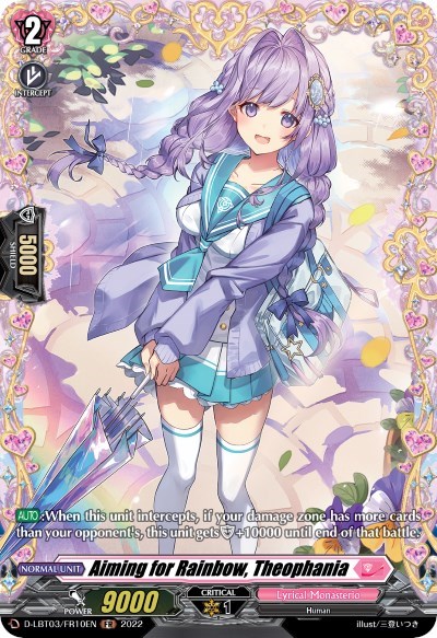 Aiming for Rainbow, Theophania [D Format] D-LBT03/FR10EN