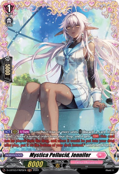 Mystica Pellucid, Jennifer [D Format] D-LBT03/FR25EN