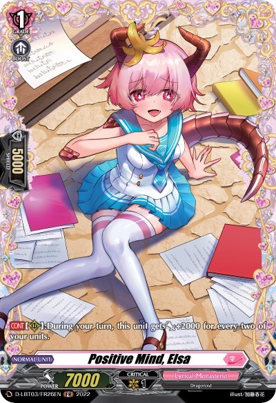 Positive Mind, Elsa [D Format] D-LBT03/FR26EN