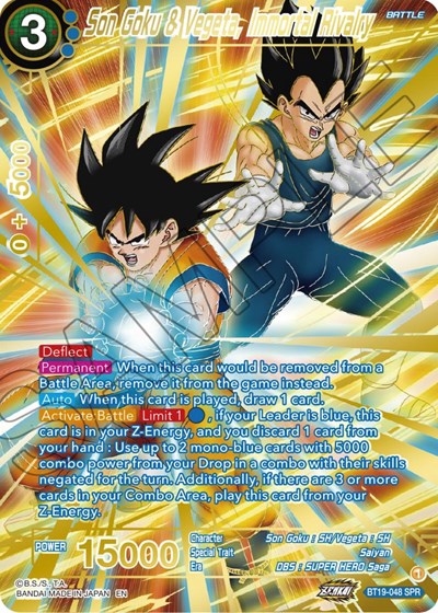 Son Goku & Vegeta, Immortal Rivalry BT19-048