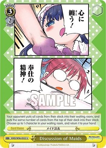 Discussion of Maids KMD/W96-E022 U