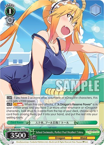 School Swimsuits, Perfect Pool Weather! Tohru KMD/W96-E026 RR
